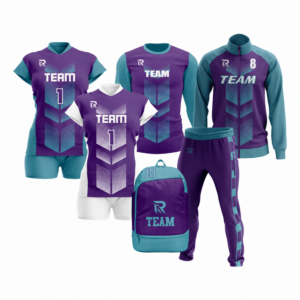 104 CUSTOM VOLLEYBALL TEAM UNIFORM PACKAGE - ALL-STAR - Image 1
