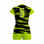 Custom green Black Women Volleyball Team Uniform - Image 2