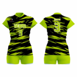 Custom green Black Women Volleyball Team Uniform - Image 3