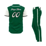 Custom Kelly Green White-Black Authentic St. Patrick's Day Baseball uniform - Image 2