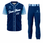 Custom Royal White-Light Blue Baseball Uniform