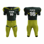 Custom Green Black Authentic Football Uniform (with Integrated Pads) - Image 3