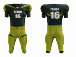 Custom Green Black Authentic Football Uniform (with Integrated Pads) - Image 3