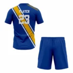 Custom Blue yellow white Sublimation volleyball Uniform - Image 2