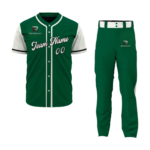 Custom Kelly Green White-Black Authentic St. Patrick's Day Baseball uniform