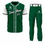 Custom Kelly Green White-Black Authentic St. Patrick's Day Baseball uniform