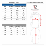 Custom Black Red white Laced Hockey Uniform - Image 2