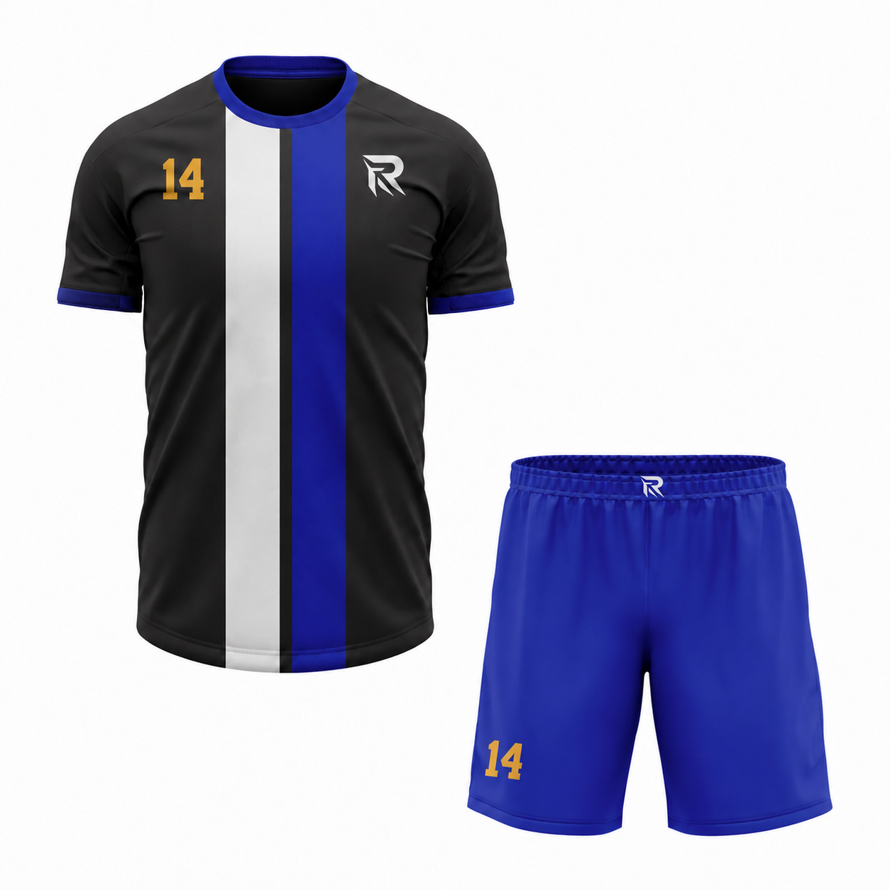 85 Custom Red white Gray Sublimation Soccer Uniform (Copy) - Image 1