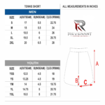 Custom Black blue white Sublimation Tennis Uniform - Image 4