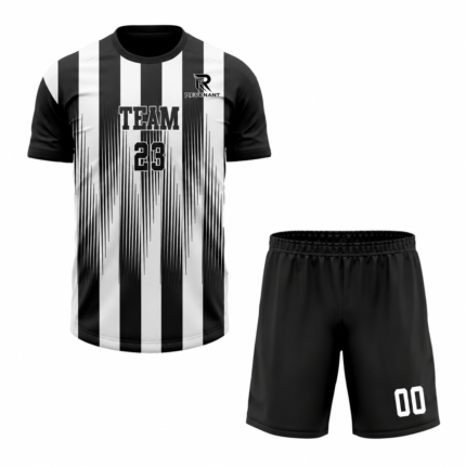 Custom Black white Sublimation volleyball Uniform