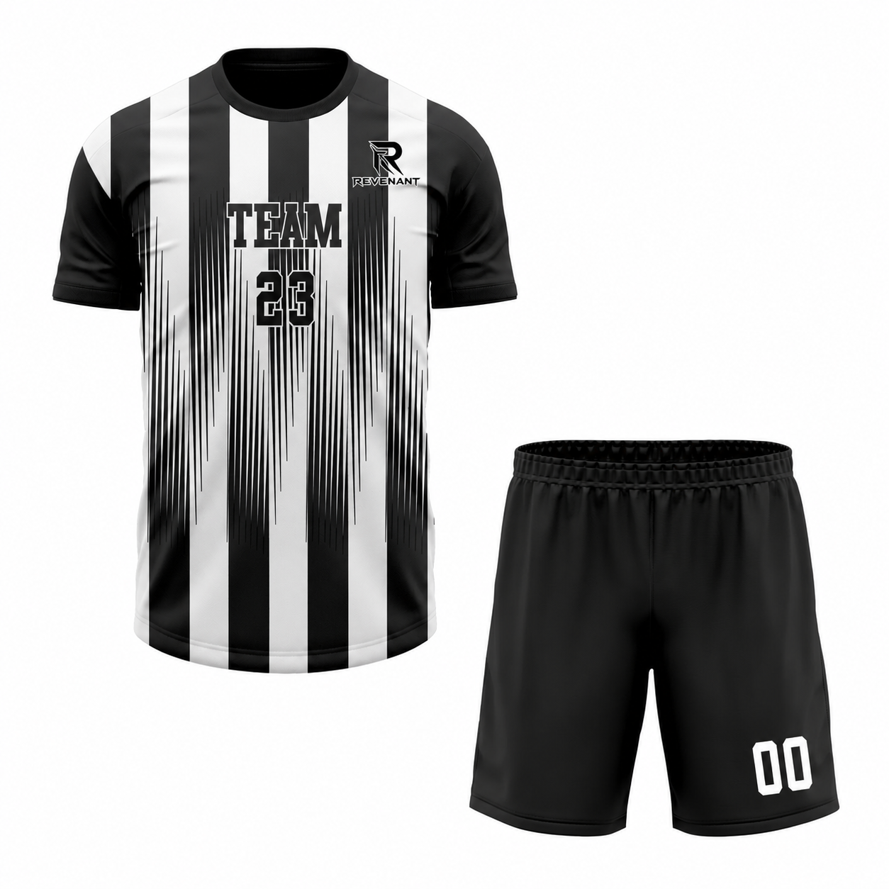 92 Custom Black white Sublimation Tennis Uniform - Image 1
