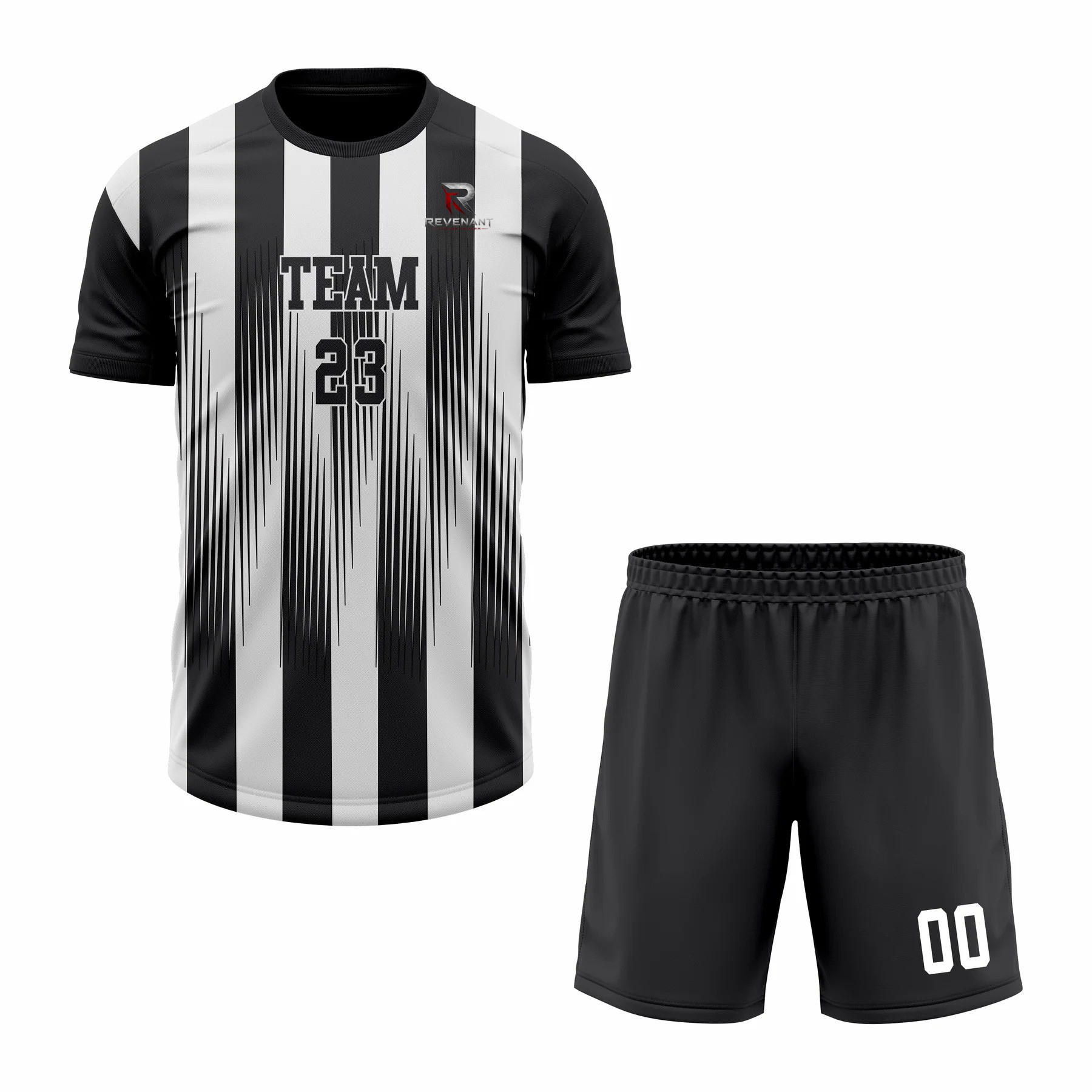 92 Custom Black white Sublimation Tennis Uniform - Image 1