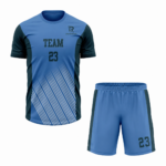 Custom Blue Gray Sublimation volleyball Uniform