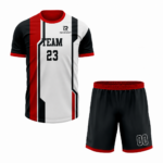 Custom Red Black white Sublimation Tennis Uniform